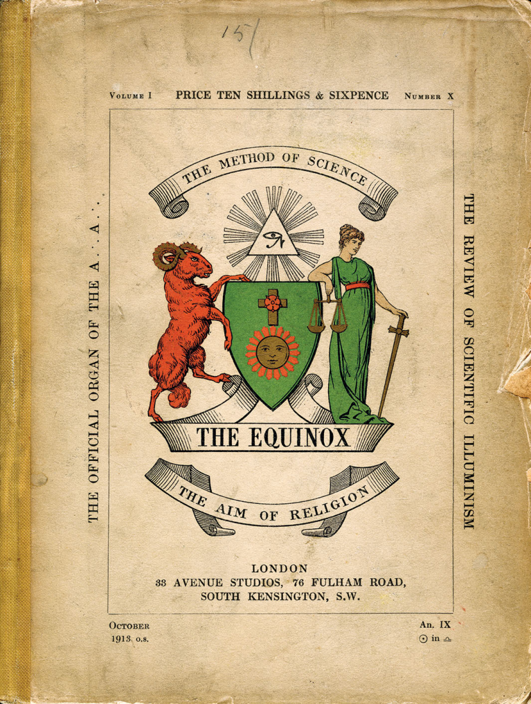 Original scan of The Equinox (Volume I, Number IX), PDF page 1