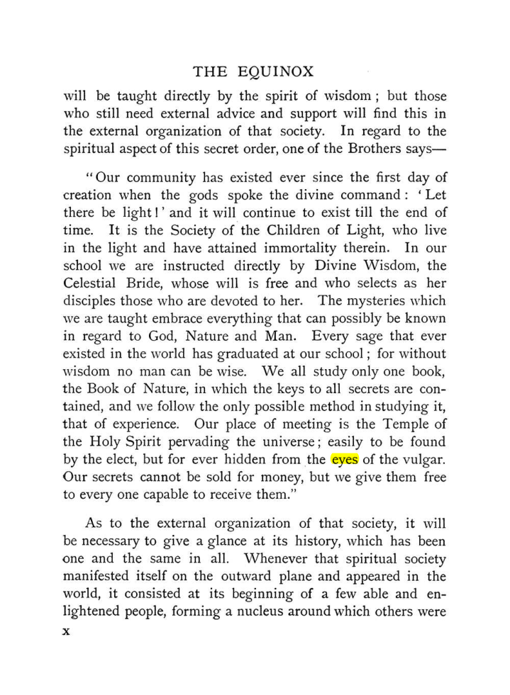 Original scan of The Equinox (Volume I, Number IX), PDF page 10