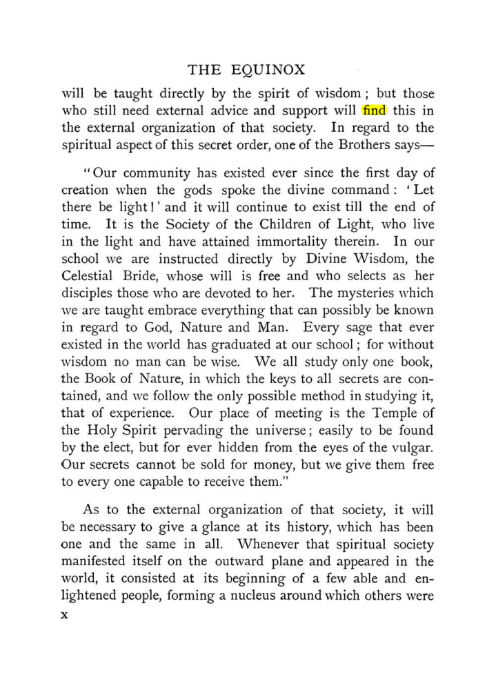 Original scan of The Equinox (Volume I, Number IX), PDF page 10