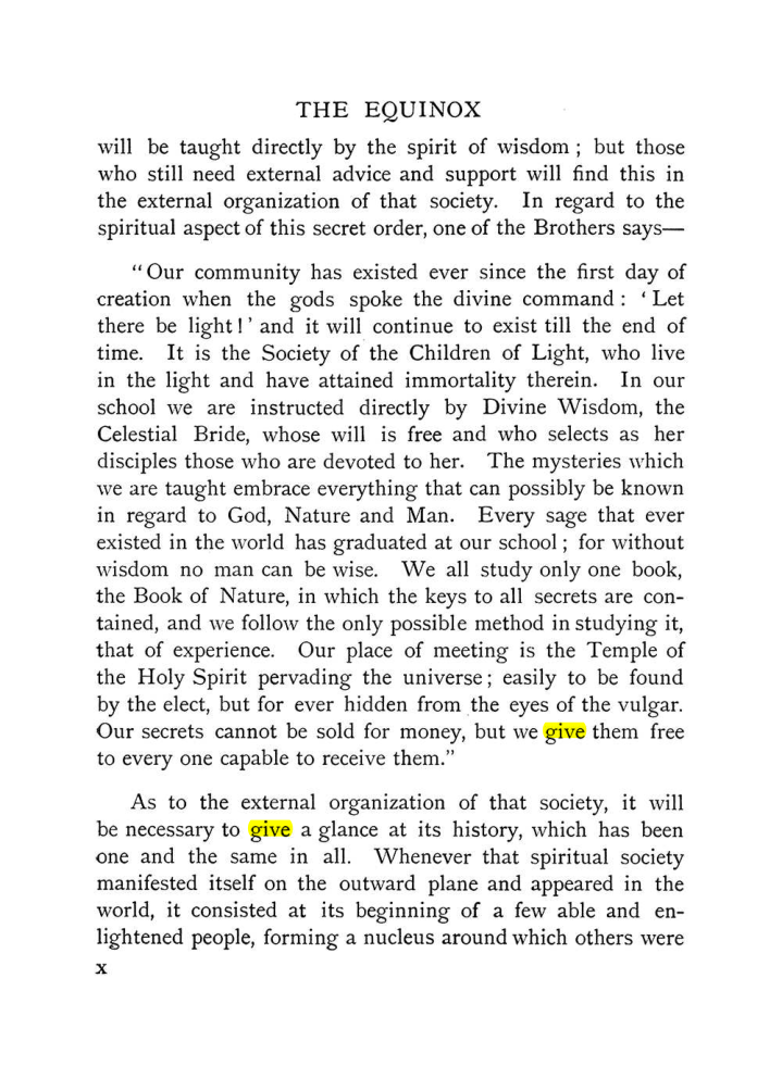 Original scan of The Equinox (Volume I, Number IX), PDF page 10