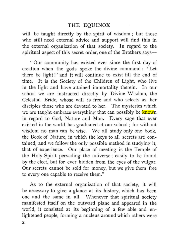 Original scan of The Equinox (Volume I, Number IX), PDF page 10