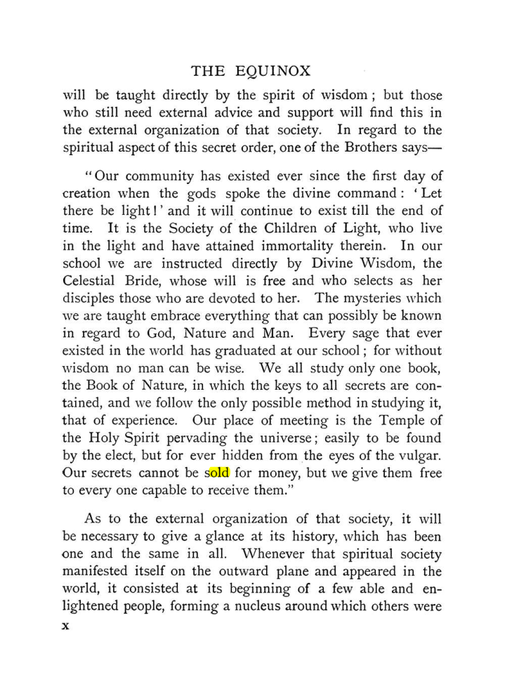 Original scan of The Equinox (Volume I, Number IX), PDF page 10