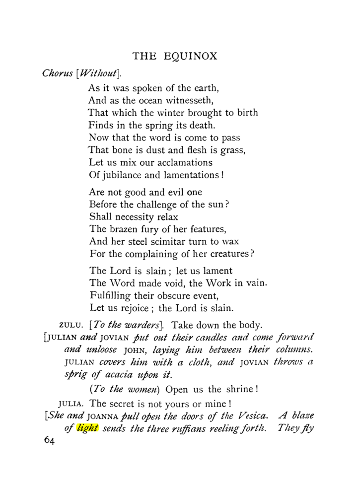 Original scan of The Equinox (Volume I, Number IX), PDF page 104
