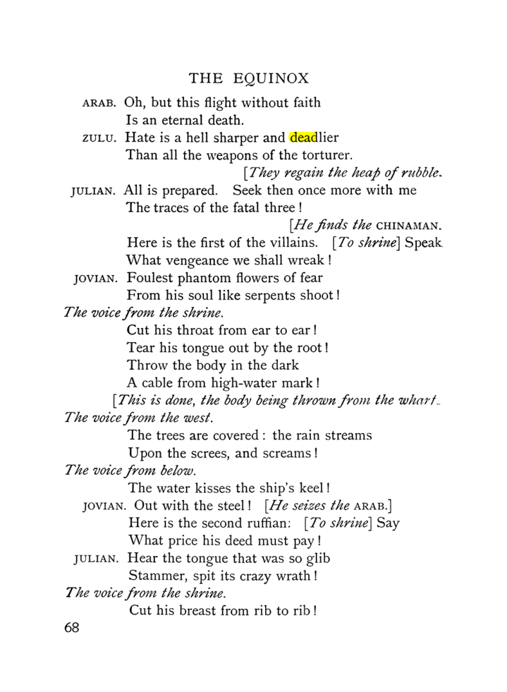 Original scan of The Equinox (Volume I, Number IX), PDF page 108