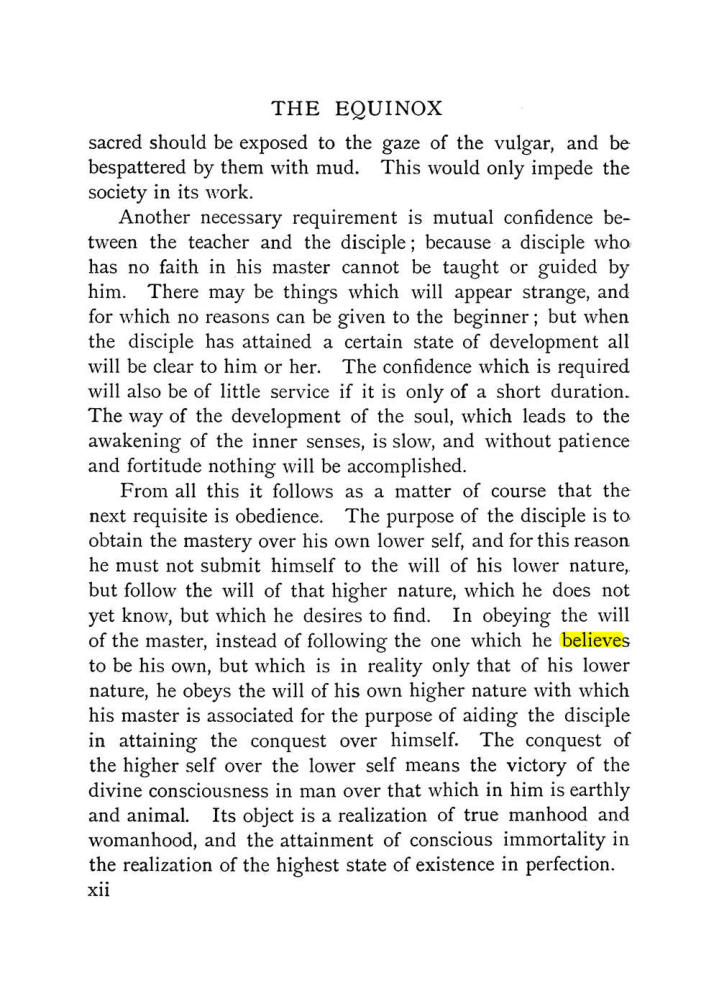 Original scan of The Equinox (Volume I, Number IX), PDF page 12