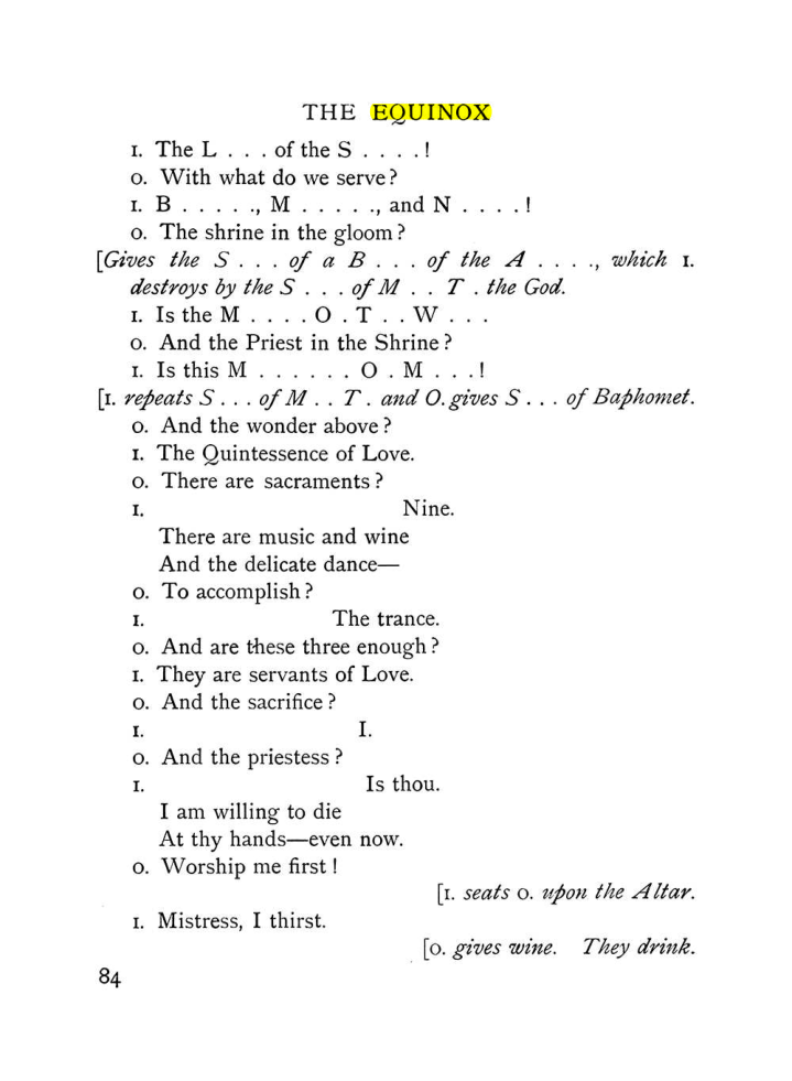 Original scan of The Equinox (Volume I, Number IX), PDF page 124