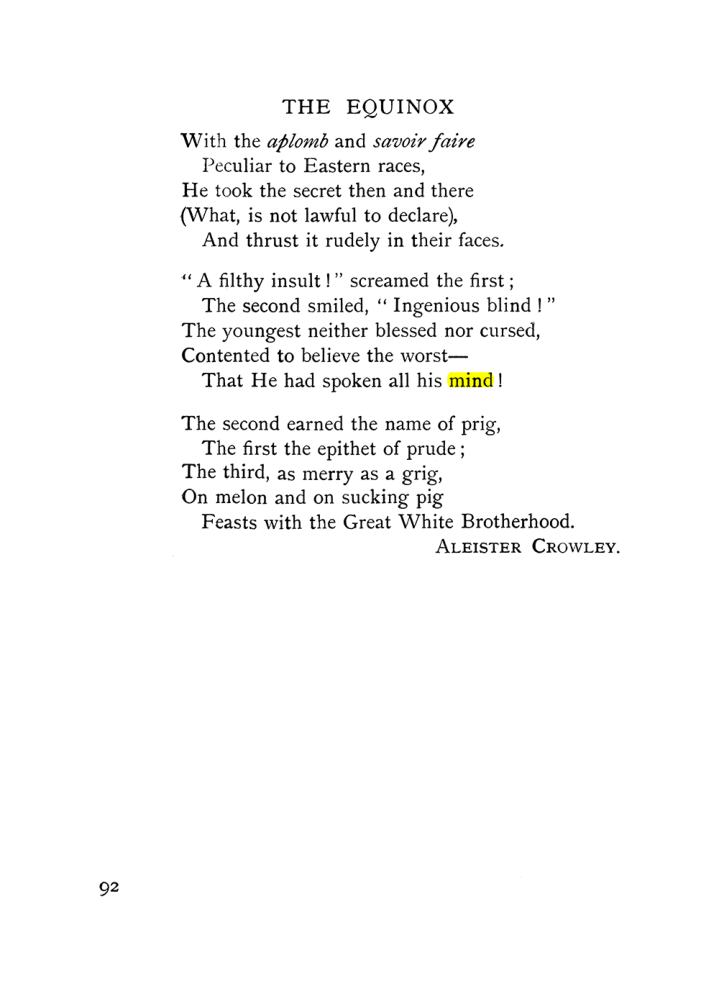Original scan of The Equinox (Volume I, Number IX), PDF page 132