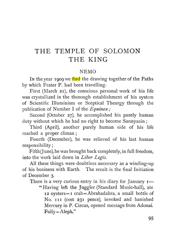 Original scan of The Equinox (Volume I, Number IX), PDF page 135
