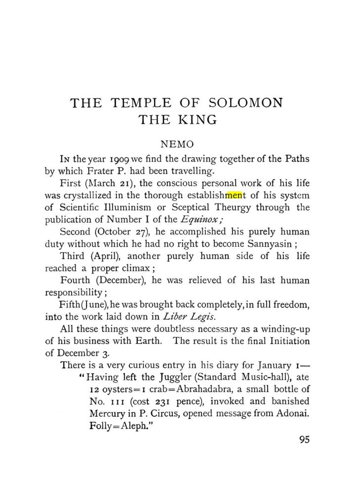 Original scan of The Equinox (Volume I, Number IX), PDF page 135