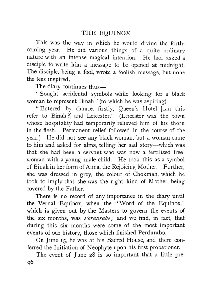 Original scan of The Equinox (Volume I, Number IX), PDF page 136