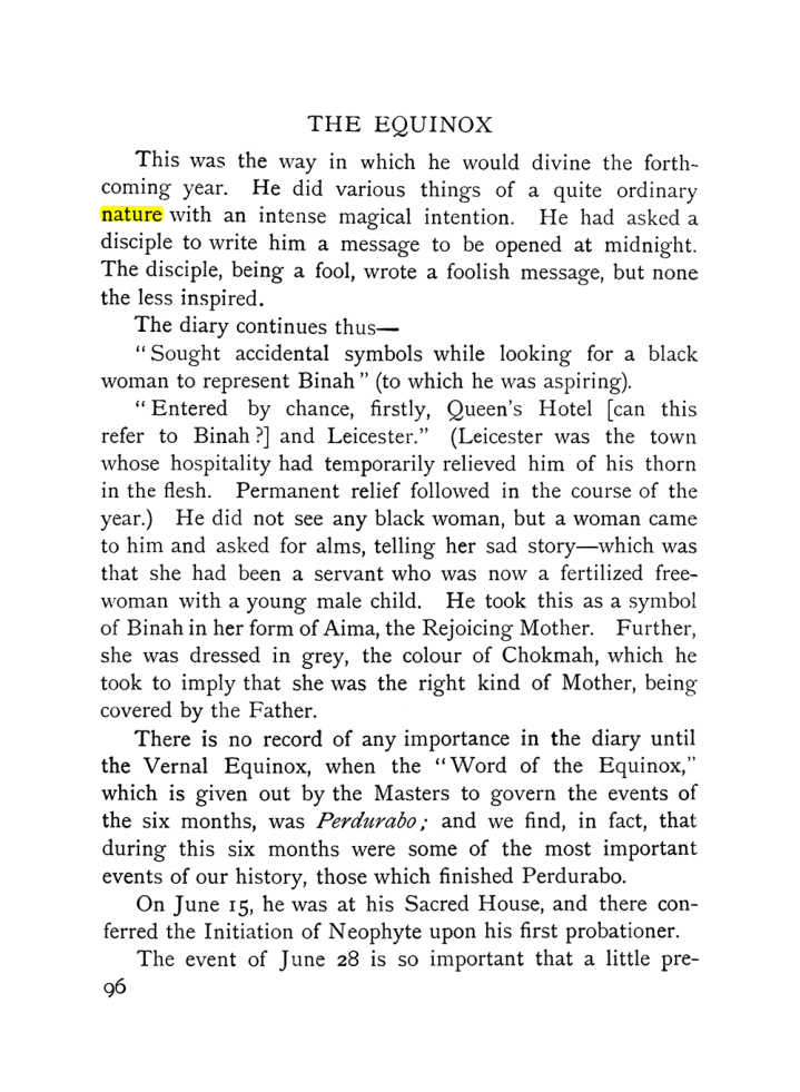 Original scan of The Equinox (Volume I, Number IX), PDF page 136