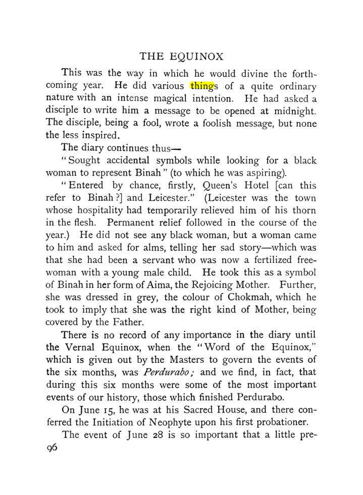 Original scan of The Equinox (Volume I, Number IX), PDF page 136