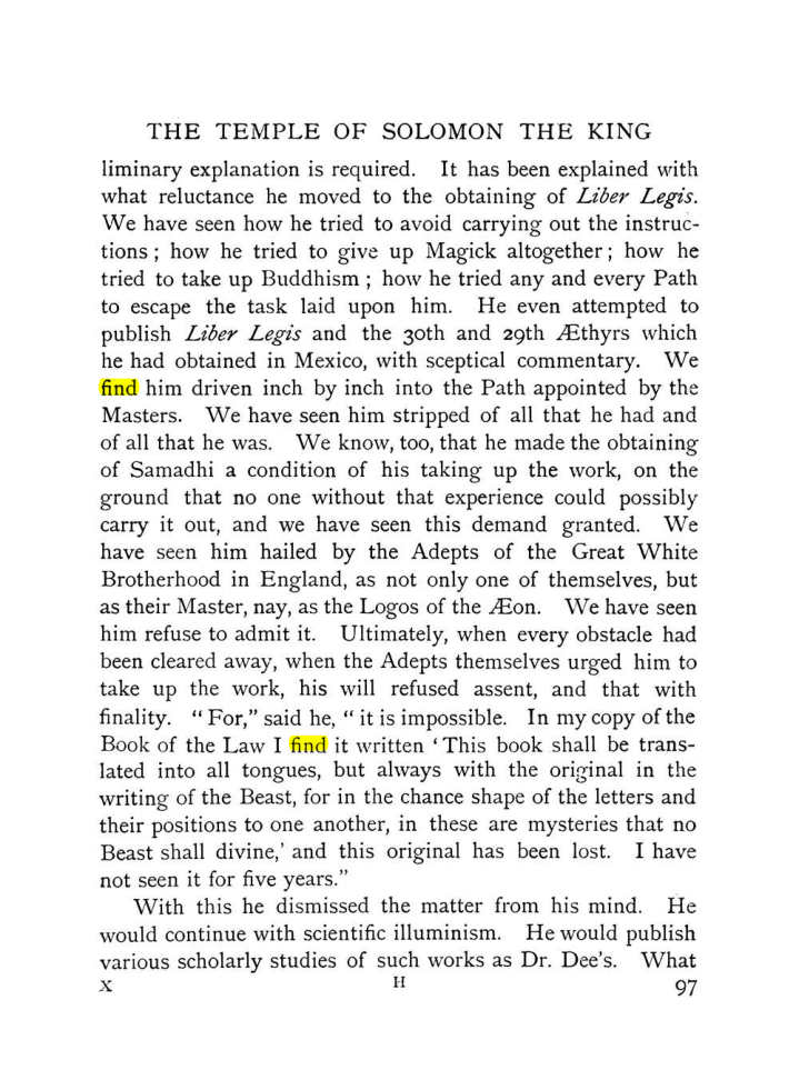 Original scan of The Equinox (Volume I, Number IX), PDF page 137