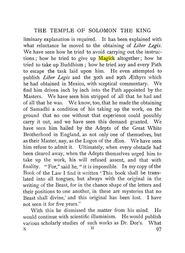 Original scan of The Equinox (Volume I, Number IX), PDF page 137