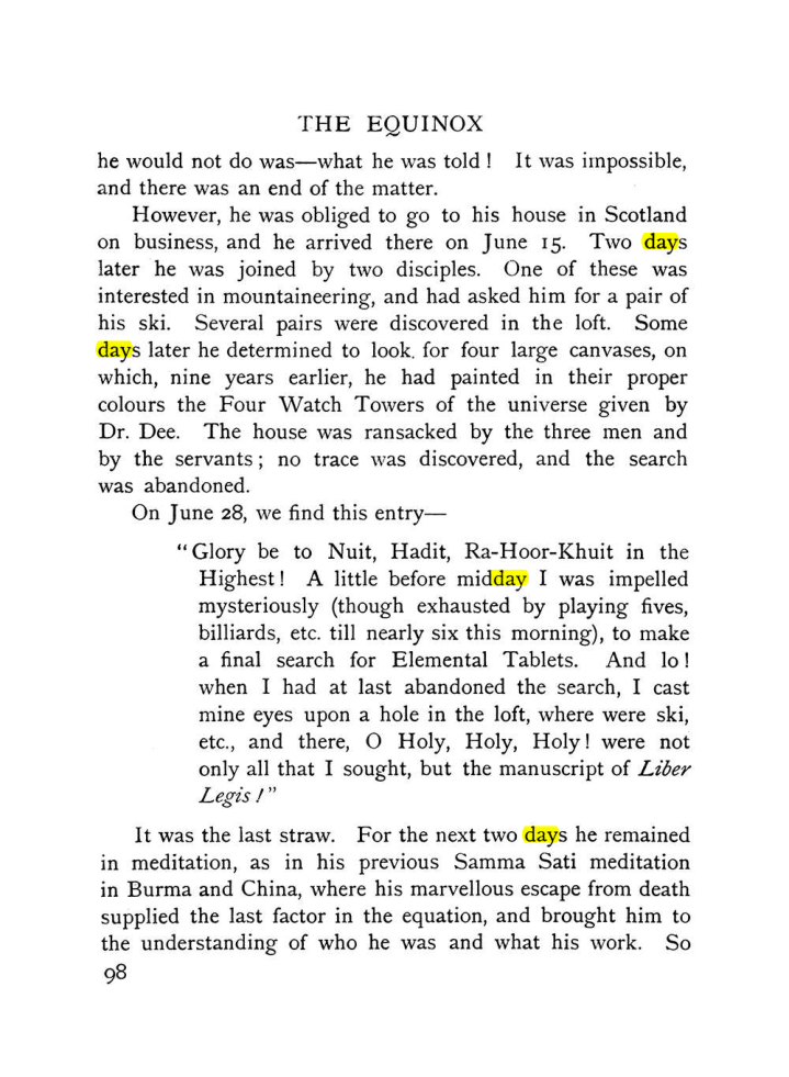 Original scan of The Equinox (Volume I, Number IX), PDF page 138