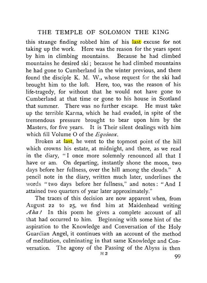 Original scan of The Equinox (Volume I, Number IX), PDF page 139