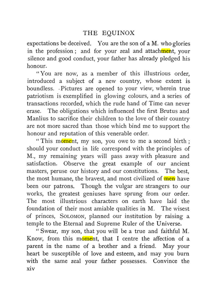 Original scan of The Equinox (Volume I, Number IX), PDF page 14