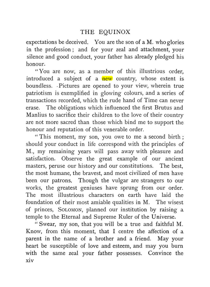 Original scan of The Equinox (Volume I, Number IX), PDF page 14