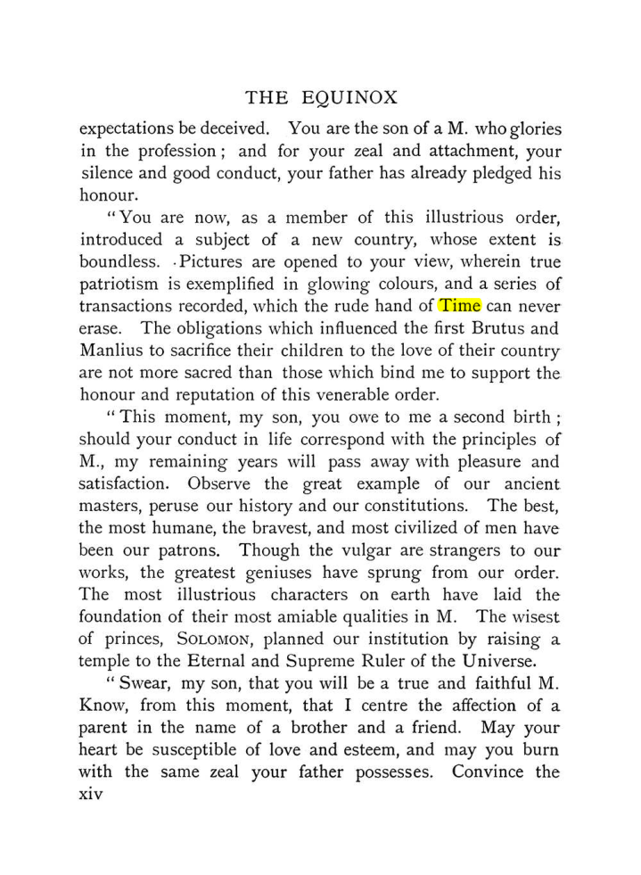 Original scan of The Equinox (Volume I, Number IX), PDF page 14