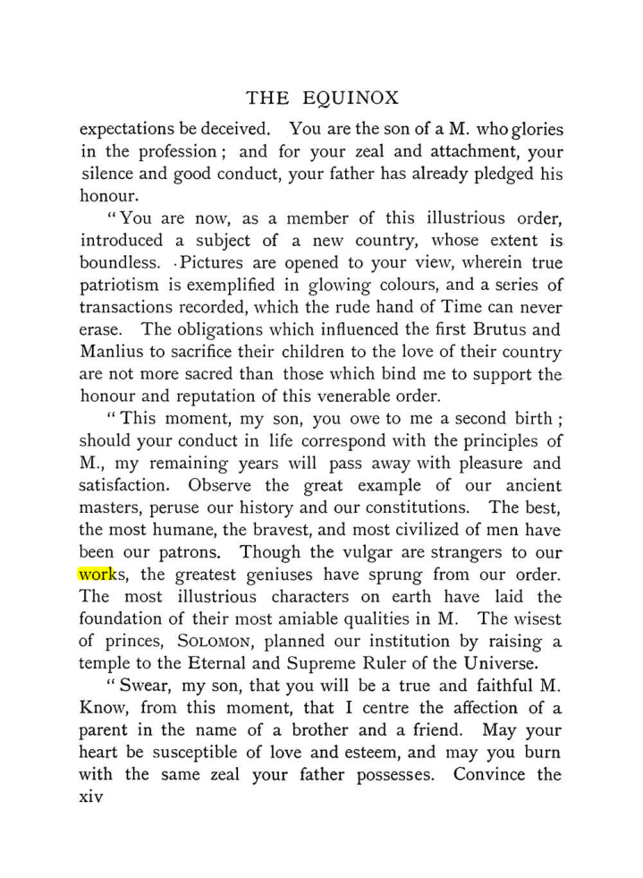 Original scan of The Equinox (Volume I, Number IX), PDF page 14
