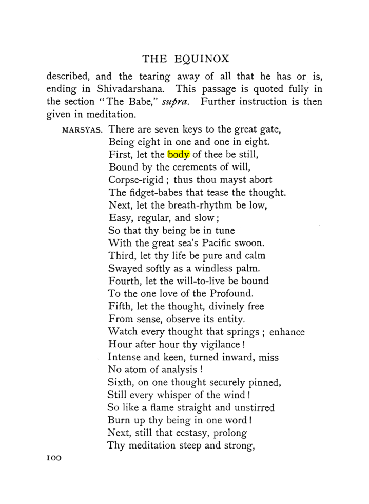 Original scan of The Equinox (Volume I, Number IX), PDF page 140