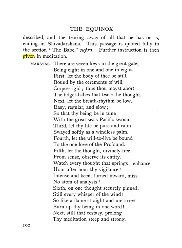 Original scan of The Equinox (Volume I, Number IX), PDF page 140