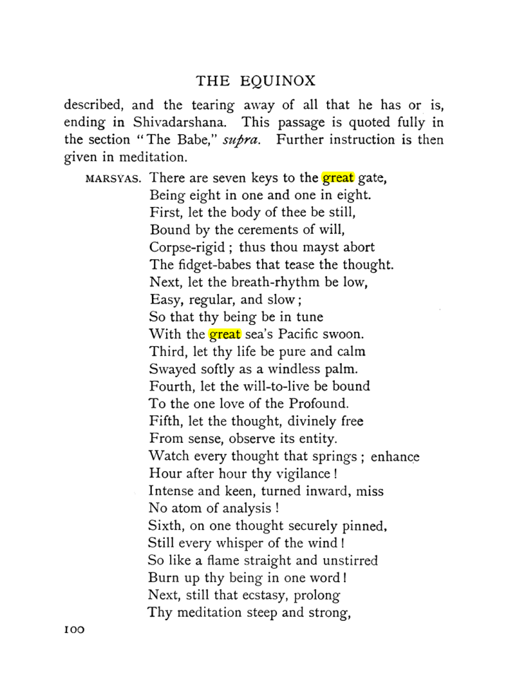 Original scan of The Equinox (Volume I, Number IX), PDF page 140