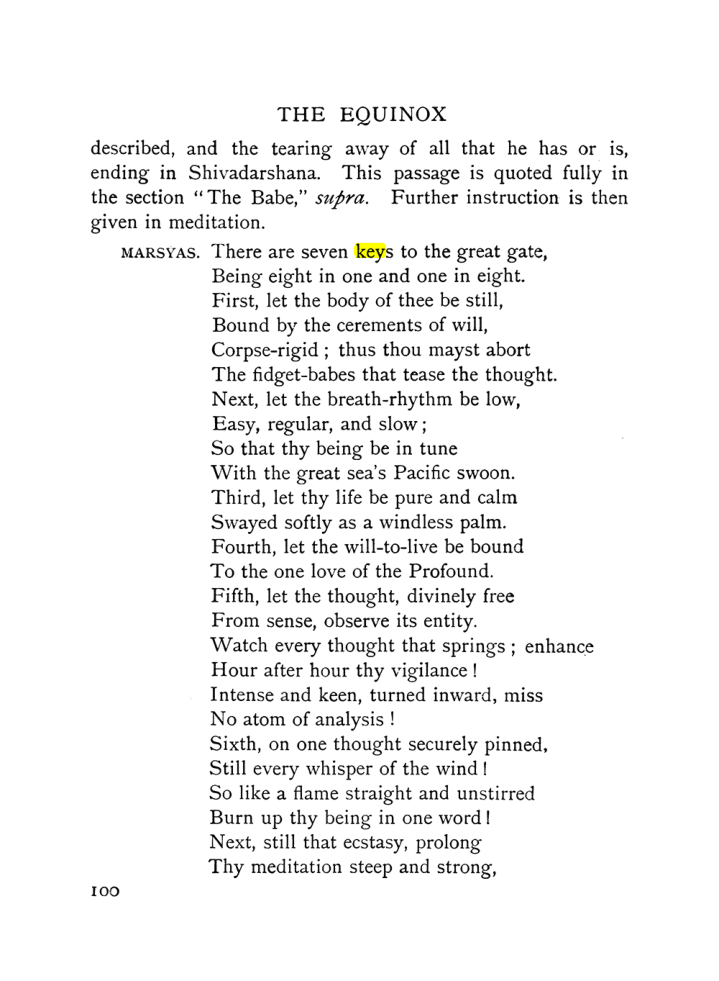 Original scan of The Equinox (Volume I, Number IX), PDF page 140
