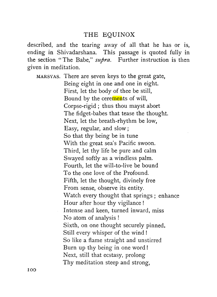 Original scan of The Equinox (Volume I, Number IX), PDF page 140