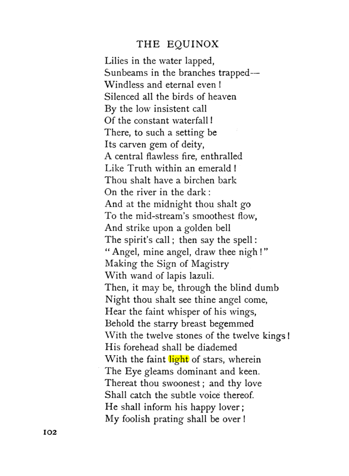 Original scan of The Equinox (Volume I, Number IX), PDF page 142