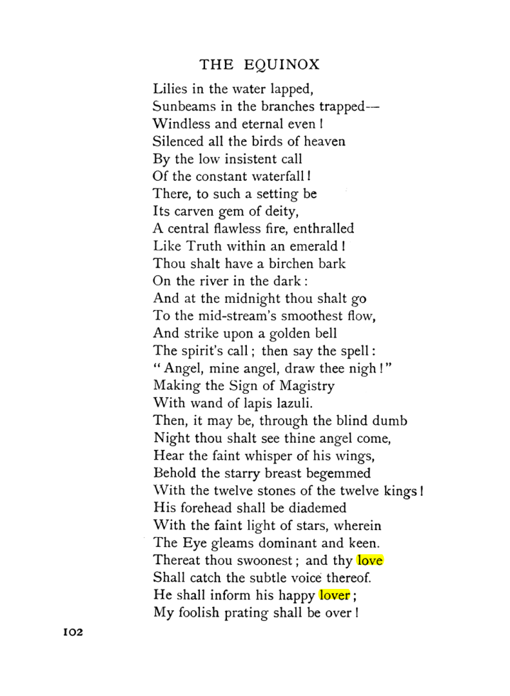 Original scan of The Equinox (Volume I, Number IX), PDF page 142