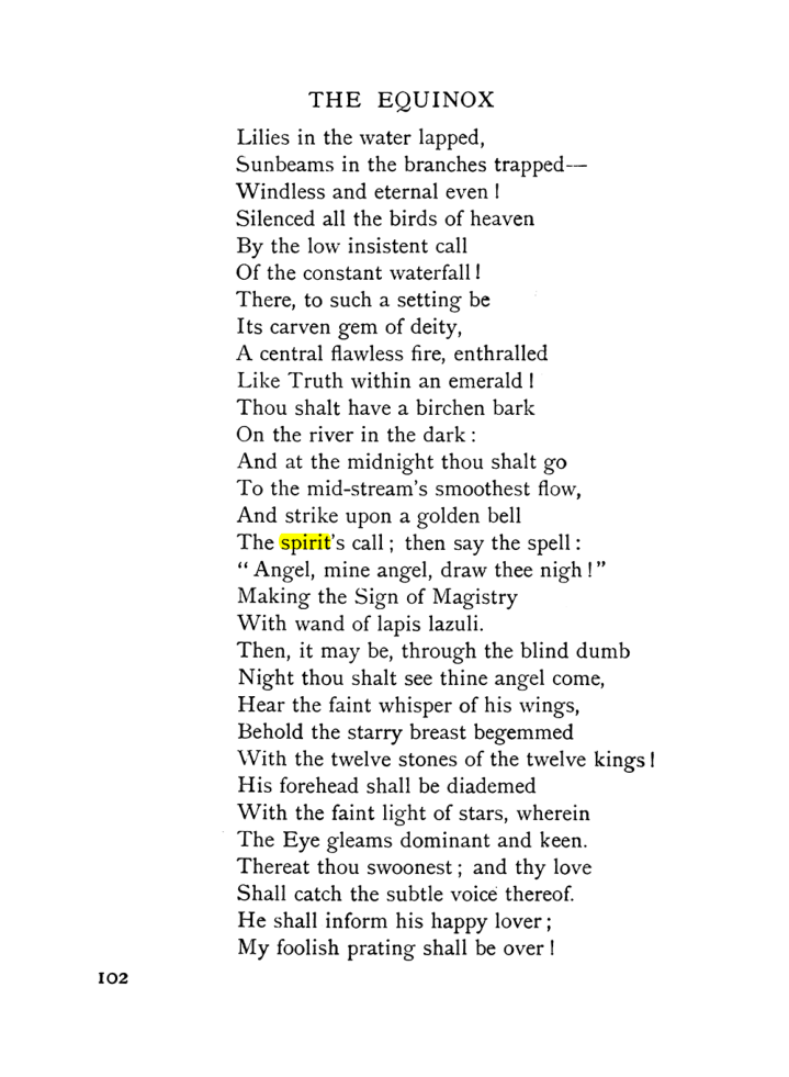 Original scan of The Equinox (Volume I, Number IX), PDF page 142