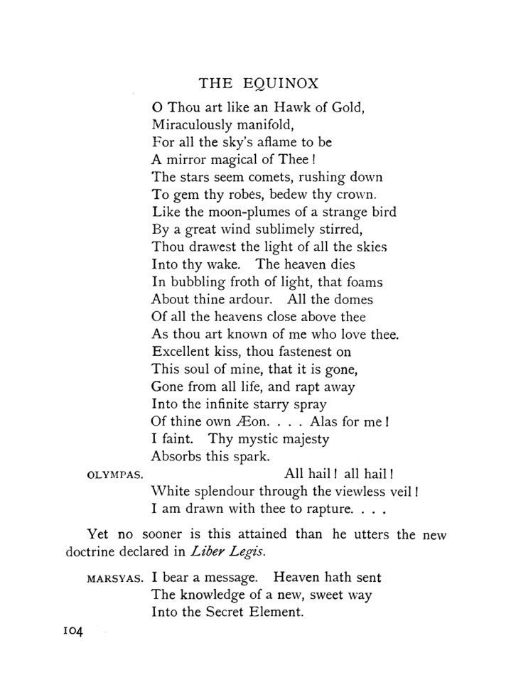 Original scan of The Equinox (Volume I, Number IX), PDF page 144