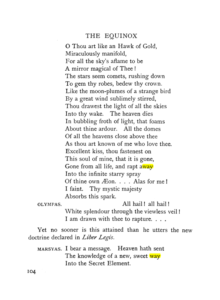Original scan of The Equinox (Volume I, Number IX), PDF page 144
