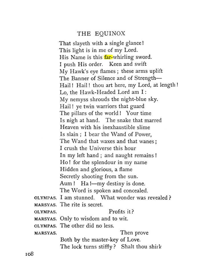 Original scan of The Equinox (Volume I, Number IX), PDF page 148