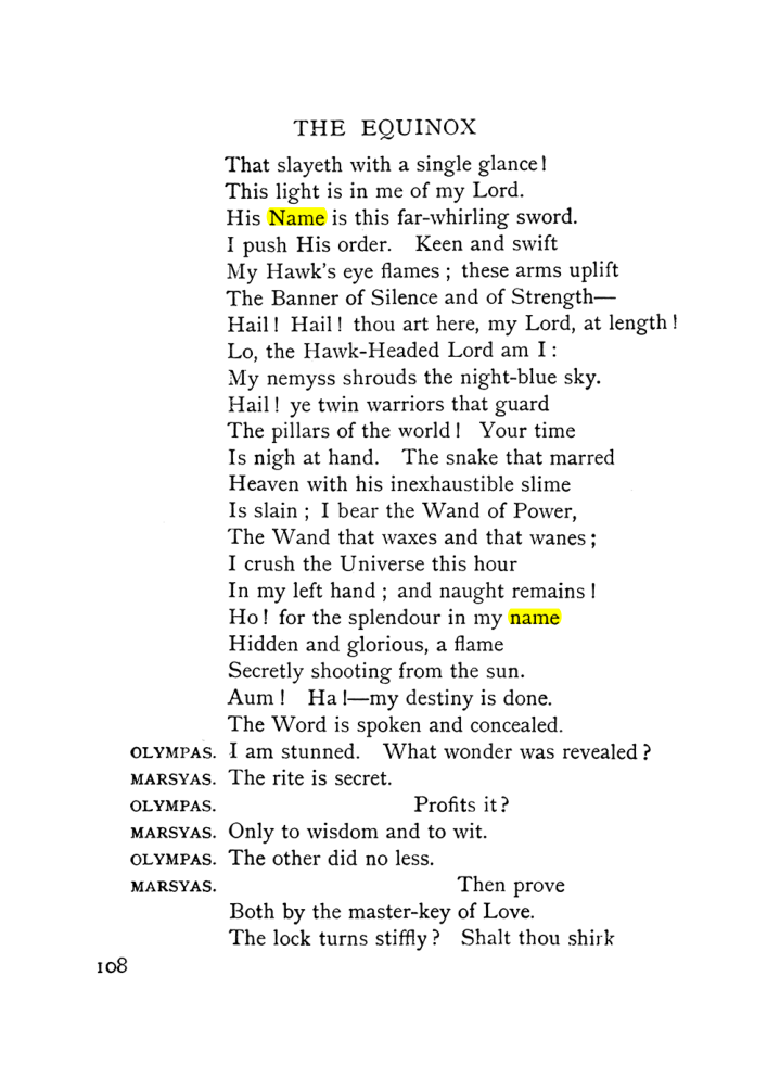 Original scan of The Equinox (Volume I, Number IX), PDF page 148