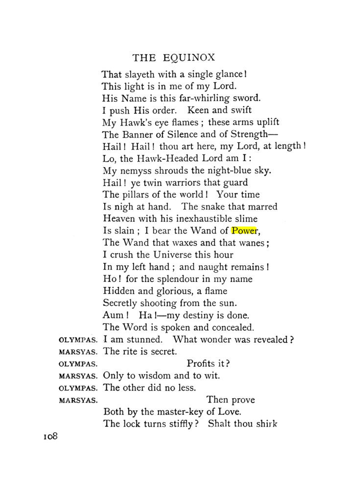 Original scan of The Equinox (Volume I, Number IX), PDF page 148
