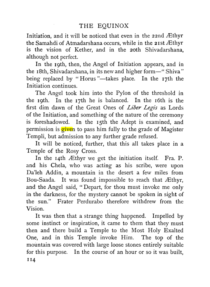 Original scan of The Equinox (Volume I, Number IX), PDF page 154