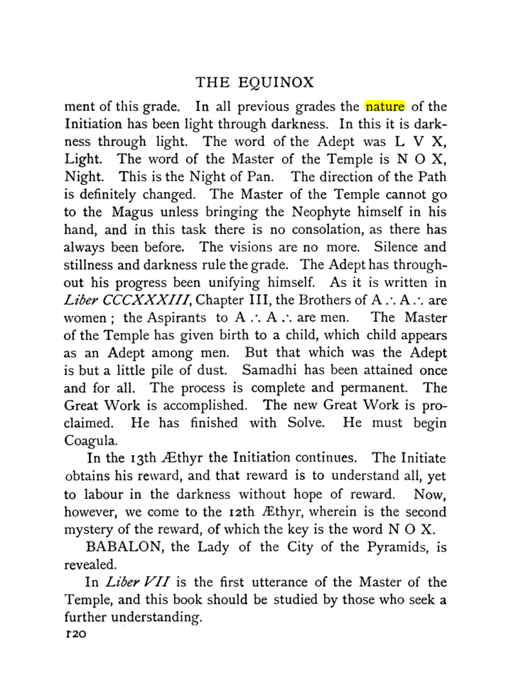 Original scan of The Equinox (Volume I, Number IX), PDF page 160