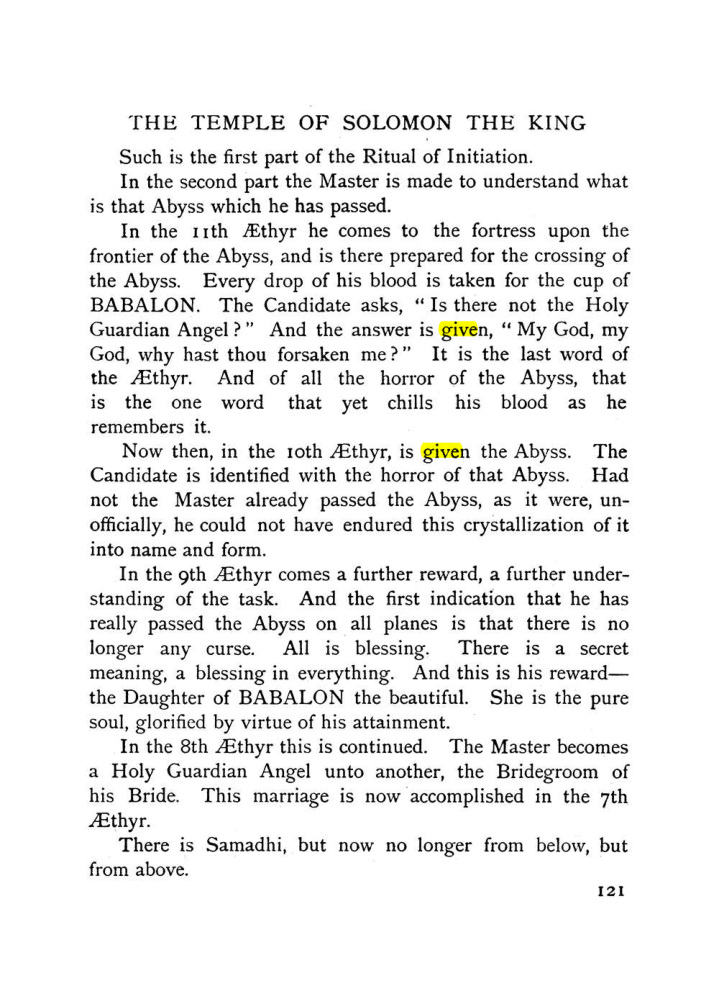 Original scan of The Equinox (Volume I, Number IX), PDF page 161