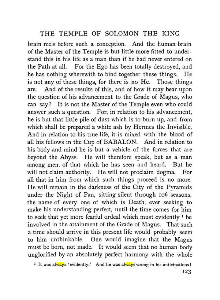 Original scan of The Equinox (Volume I, Number IX), PDF page 163
