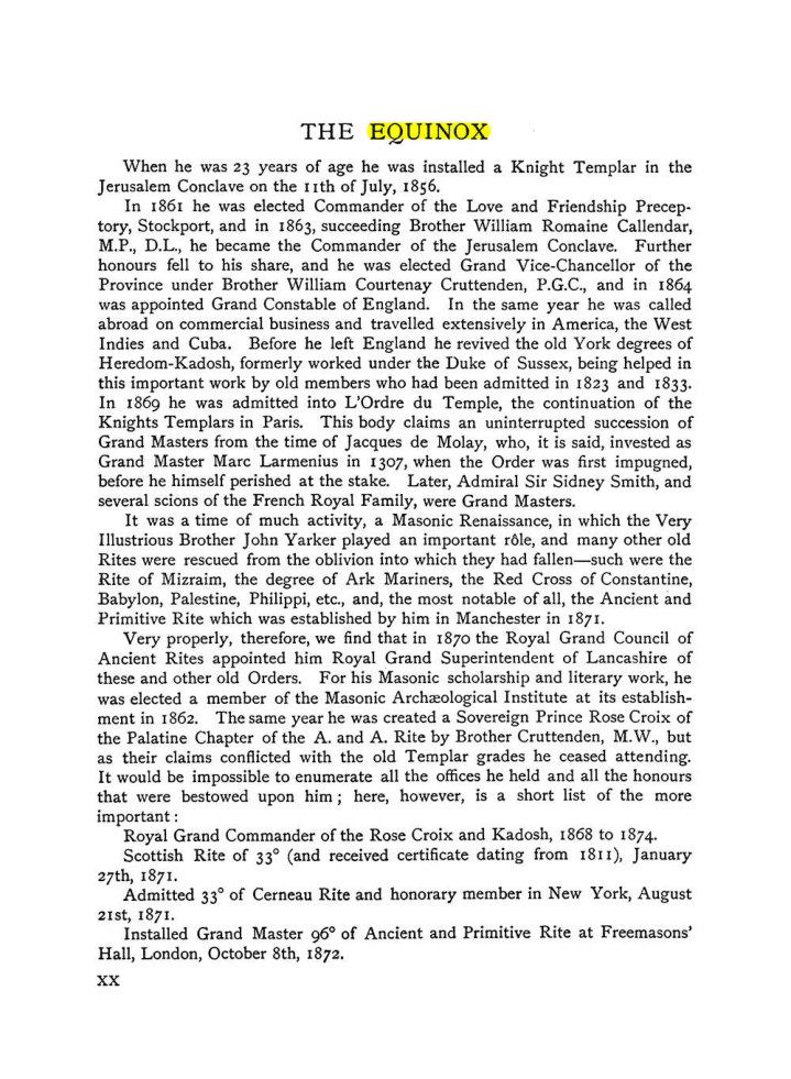 Original scan of The Equinox (Volume I, Number IX), PDF page 20