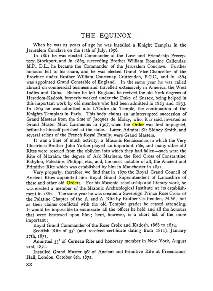 Original scan of The Equinox (Volume I, Number IX), PDF page 20