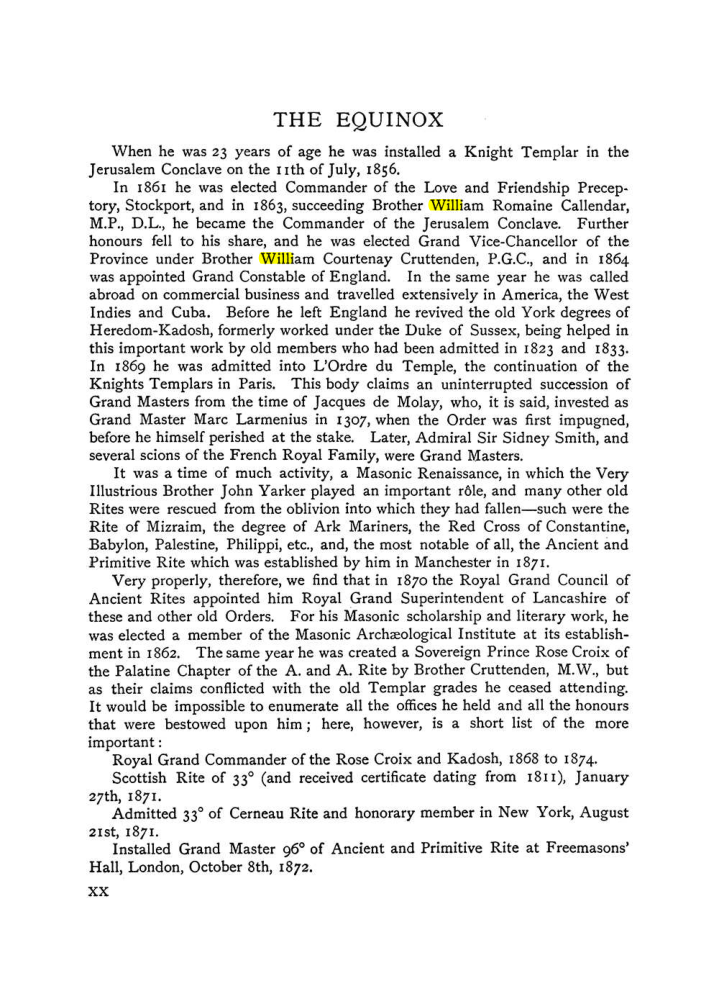 Original scan of The Equinox (Volume I, Number IX), PDF page 20