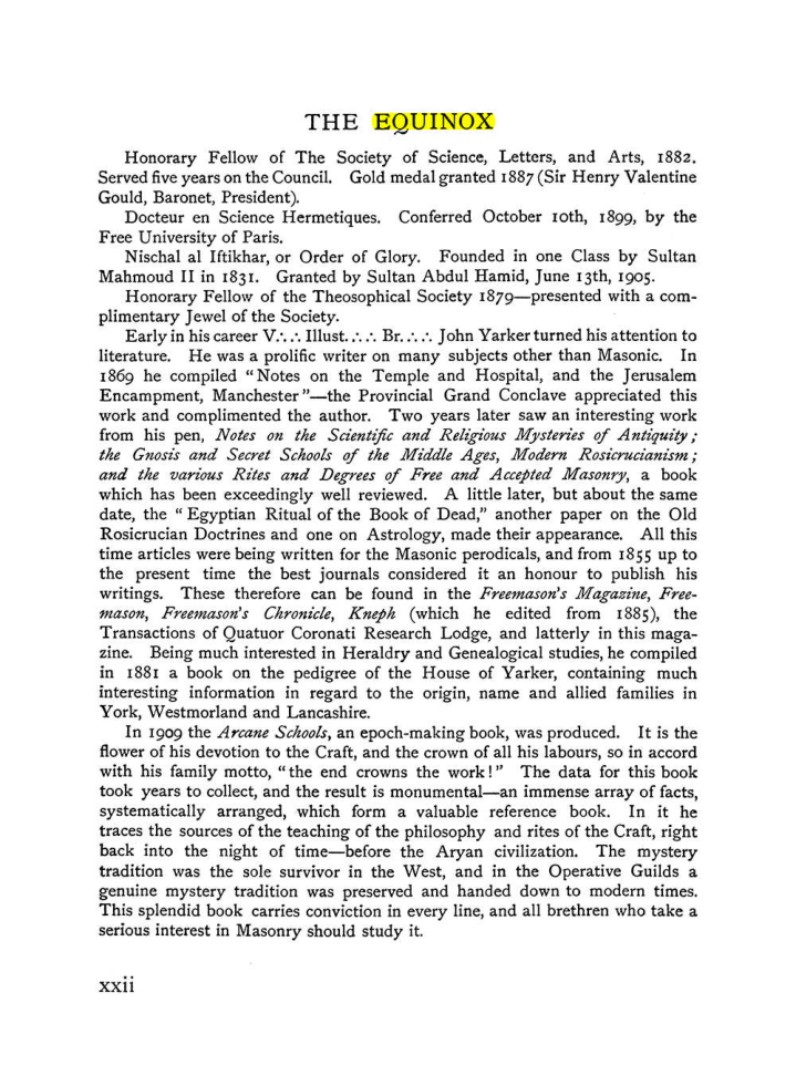 Original scan of The Equinox (Volume I, Number IX), PDF page 22