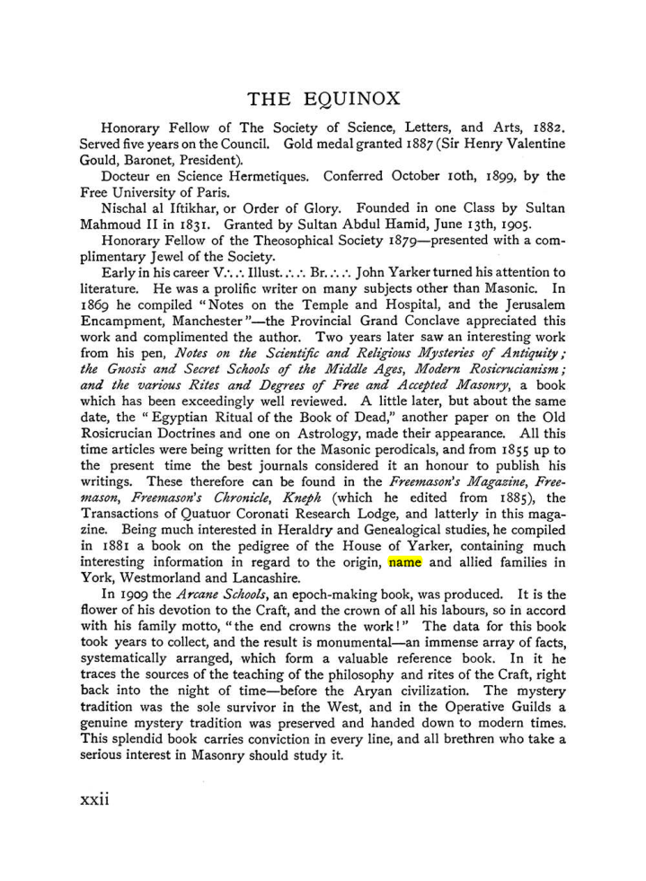 Original scan of The Equinox (Volume I, Number IX), PDF page 22