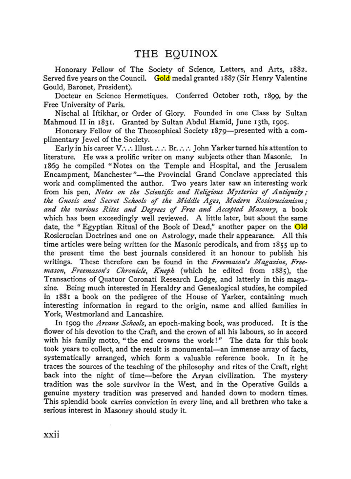 Original scan of The Equinox (Volume I, Number IX), PDF page 22