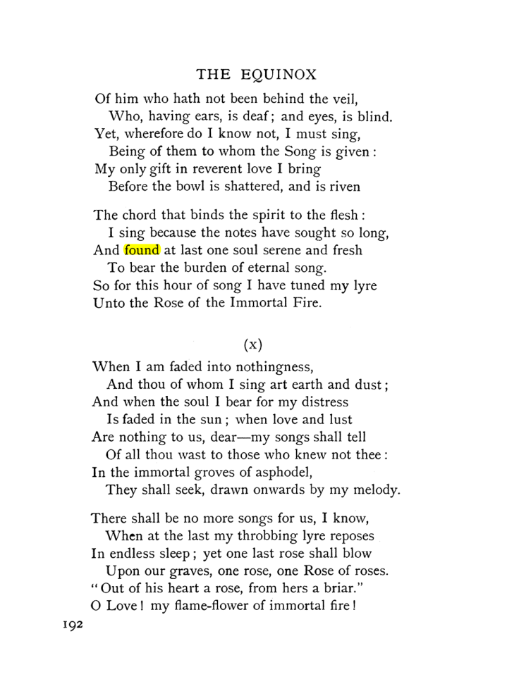 Original scan of The Equinox (Volume I, Number IX), PDF page 230