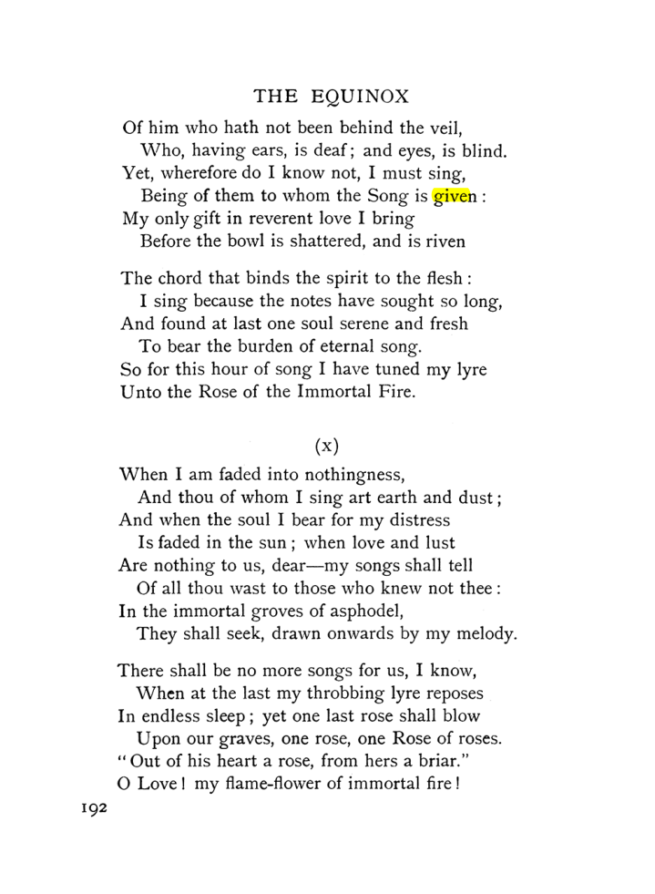 Original scan of The Equinox (Volume I, Number IX), PDF page 230