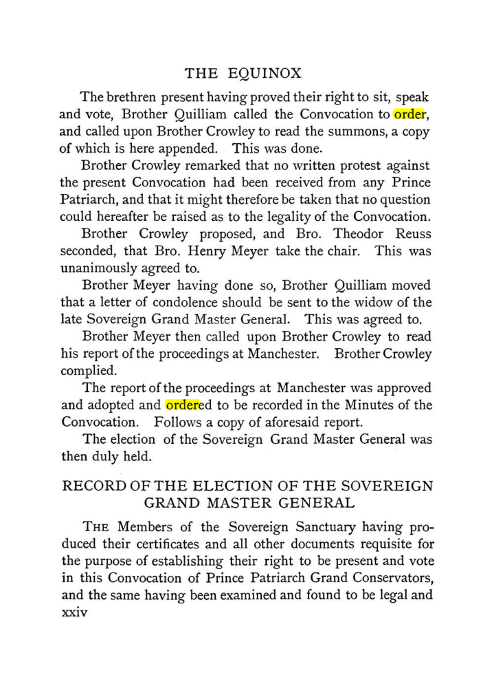 Original scan of The Equinox (Volume I, Number IX), PDF page 24